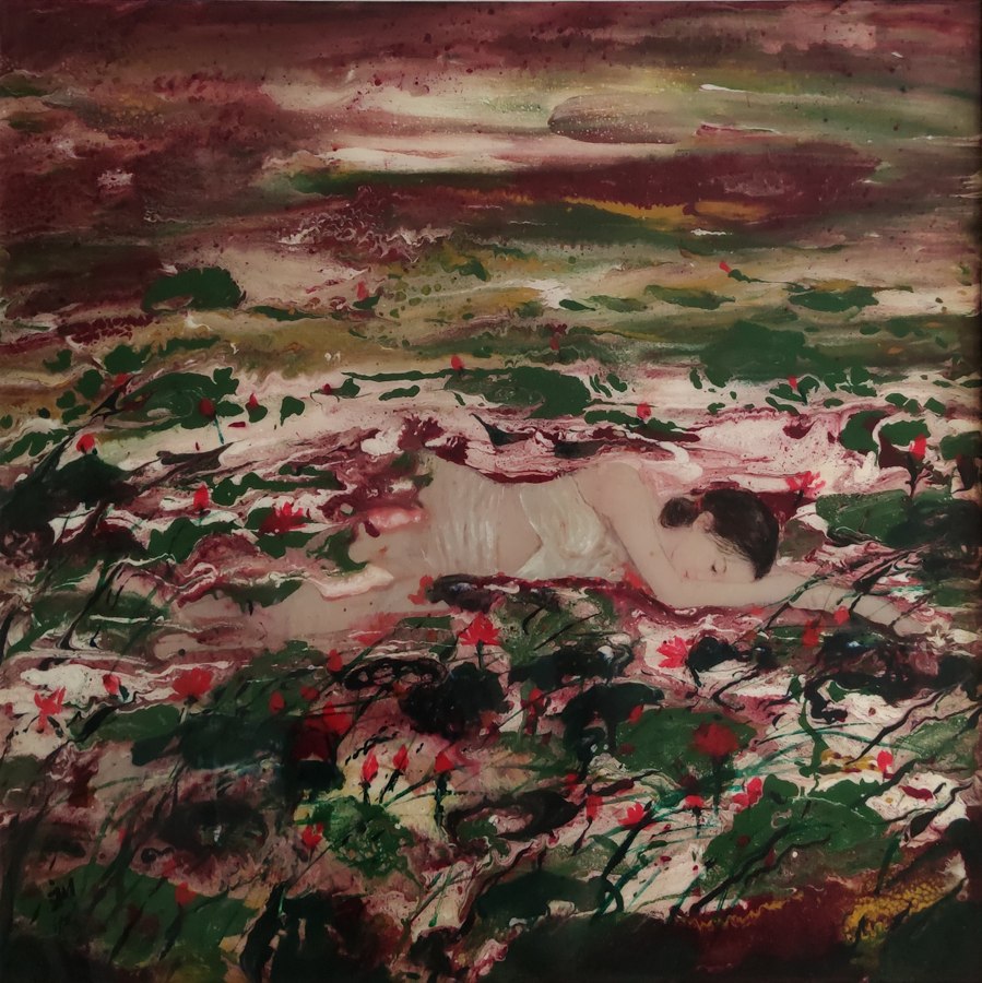 Liu, Feng — Lotus Pond Girl